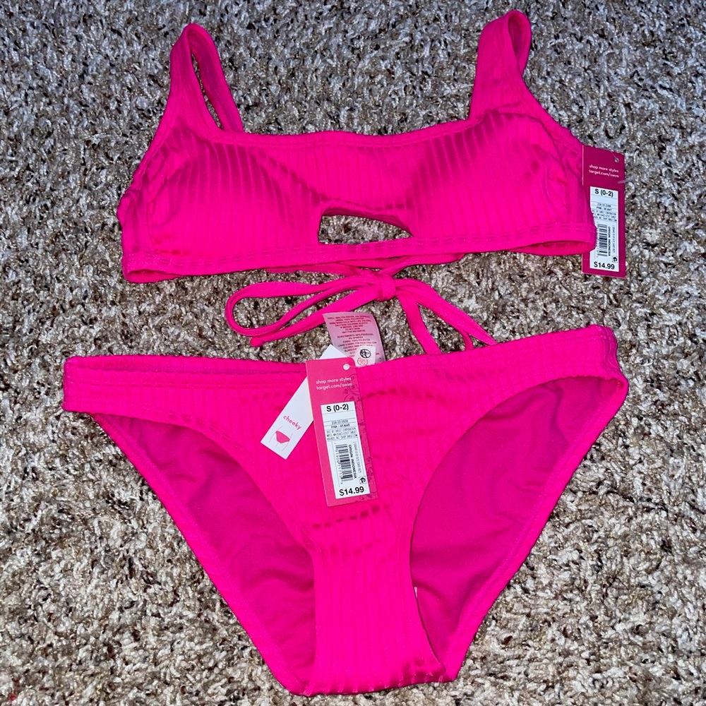 NWT pink bathing suit
